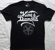 King Diamond Mercyful Fate T-Shirt Męski Czarny Koszulka Black Metal S