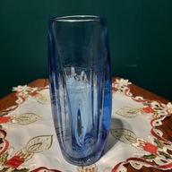 Vintage, Piękny kryształowy wazon, Rudolf Schrotter