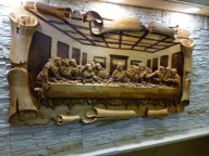 Ostatnia Wieczerza- Drewno-Plaskorzezba