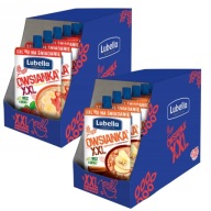 Owsianka Lubella Mus zestaw jabłko z cynamonem banan i truskawka 17x170