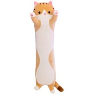 MASKOTKA PLUSZAK DŁUGI KOT PRZYTULANKA PARÓWKA ZABAWKA PODUSZKA GRUBY MIŁY