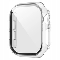ETUI OCHRONNE +SZKŁO HARTOWANE 2w1 DO APPLE WATCH 44 MM CLEAR PRZEZROCZYSTA