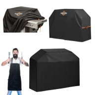 POKROWIEC NA GRILL OGRODOWY WODOODPORNY MOCNY SOLIDNY TRWAŁY 145X61X117 CM