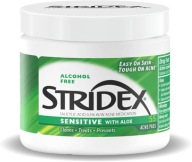 Stridex Sensitive Płatki z Kwasem Salicylowym 55szt