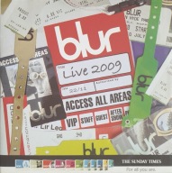 Blur Live 2009 z gazety The Sunday Times EX UK CD Irl