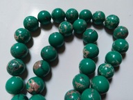 H6- JASPIS CESARSKI - turkusowy - kula - 10mm -12sztuk