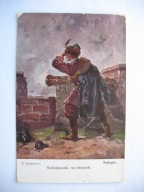 HENRYK SIENKIEWICZ TRYLOGIA WOŁODYJOWSKI przedw. POCZTÓWKA FELDPOST STEMPEL