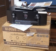 Amplituner 7.2 Marantz SR5010 HDMI ATMOS WiFi BT SPOTIFY zestaw fabryczny  			
