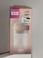 BUTELKA DO KARMIENIA LOVI MAMMAFEEL 250ml ZE SMOCZKIEM DYNAMICZNYM 3m+