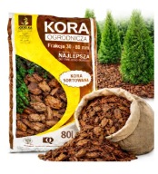 Kora Sosnowa Gruba 80l - Sortowana, Ogrodowa, Wysoka Jakość