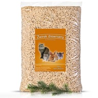 ŻWIREK DREWNIANY DLA KOTA KRÓLIKA ŚWINKI JASNY PELLET ZAPACHOWY 15 KG