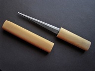 Nóż japoński kogatana shirasaya tanto szewski introligatorski kiridashi