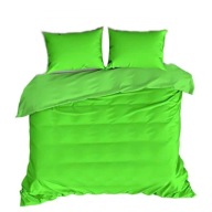 pościel z kory 180x200 + 2x70x80 +2x40x40 guzik K 513 zielone jabłuszko