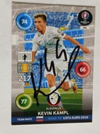 Karta panini autograf Słowenia Kevin Kampl Road to Euro 2016