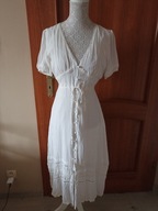 Śliczna sukienka w stylu wiktoriańskim Fashion Union US 8 UK 12