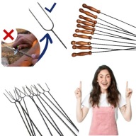 WIDEŁKI KIJE DO OGNISKA GRILLA KIJKI SOLIDNE MOCNE DŁUGIE