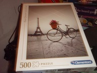 puzzle 500 elementów PARYŻ czarno białe, trudne, nowe
