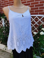 bluzka koszulka koszula ażurowy Haft richelieu M