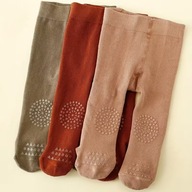 BURGUND Rajstopy bawełniane ANTYPOŚLIZGOWE super 6m+ roz. 6-12m