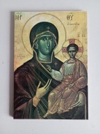 IKONA MATKI BOSKIEJ Z DZIECIĄTKIEM 30,3 / 20,8 cm.