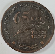 MEDAL KLUB SPORTOWY POCZTOWIEC POZNAŃ TP S.A. 65 LAT 1932-1997
