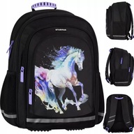 PLECAK SZKOLNY TORNISTER DLA DZIEWCZYNKI KLASA 1 3 KOŃ KONIE