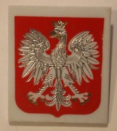 ORZEŁEK - GODŁO, CIEKAWA PRZYPINKA - ŁADNY STAN