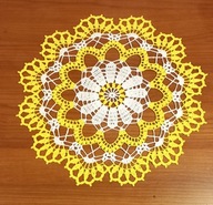 serwetka szydełkowa, szydełko RĘKODZIEŁO 40 cm