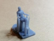 figurka maszynisty, wydruk 3D, skala H0