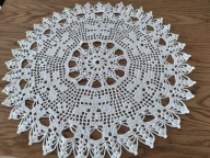 Serwetka serweta obrus szydełkowe rękodzieło misterne cacko śr60