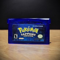 2003 Pokemon Sapphire Oryginał nintendo game boy advance po angielsku