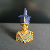 Popiersie faraona Tutanchamona – figurka dekoracyjna w stylu egipskim