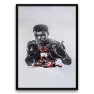 Plakat z ramą 50x70cm Muhammad Ali – legenda boksu | Pomysł na Prezent