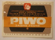 ETYKIETA - BROWAR W TARNOBRZEGU - PIWO JASNE PEŁNE - ŁAŃCUCKIE ZAKŁADY