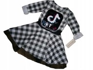 SUKIENKA MAGICZNE CEKINY R.104-110 (4 LATA)