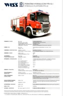 PROSPEKT WISS. PODNOŚNIK HYDRAULICZNY PTK-32 SCANIA 450 CB 6x4 HSZ