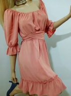 new collection MORELOWA sukienka hiszpanka Z BUFKAMI vintage pin up S