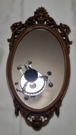 Piękne lustro rama drewniana lata 60 XX w. empire 72 cm