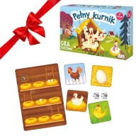 PEŁNY KURNIK GRA EDUKACYJNA GRY NA LOGICZNE MYŚLENIE ZABAWKA ROZWOJOWA
