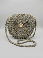 Ręcznie robiona torebka OREO na szydełku