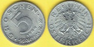 AUSTRIA 5 Groschen 1984 r.