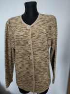 Sweter damski 44 szykowny kardigan mięsisty lekki wagowo 2XL swetry wełna