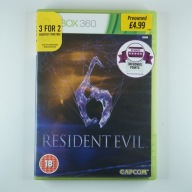 Resident Evil 6 Xbox 360 pudełkowa