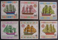 Bułgaria - Mi 3504/09- Historyczne żaglowce