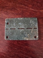 Nieśmiertelnik stalag VIII C Żagań