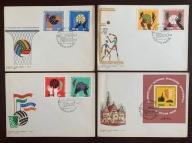 1963 Mistrzostwa Europy w koszykówce Fi 1270-75 * blok 39 FDC