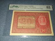 1919 20 marek seria 2CL PMG 63