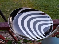 Patera/talerz do ciasta ZEBRA Chodzież PRL New Look