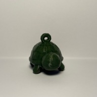 Brelok 3D żółwik low-poly z PLA+ – druk 3D, ręcznie wykonany gadżet