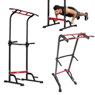 DRAŻEK STACJONARNY DO PODCIĄGANIA PORĘCZ DO DIPÓW REGULOWANY TRENINGOWY